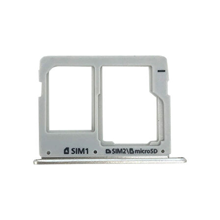 Teknonet Samsung Galaxy A310 A3 2016 Uyumlu Hafıza Kart + Sim Metali VR-17310