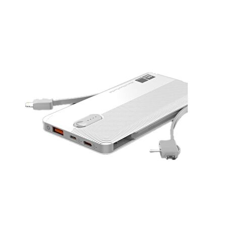 Nettech Nt-P W08 10000 mAh Hızlı Şarj Powerbank