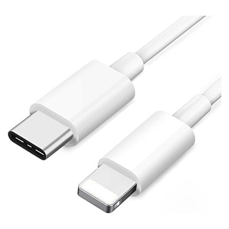 Nettech NT-DC10 2.4A Plastik 100 Cm Type-C To Lightning Şarj ve Data Kablosu (Beyaz)