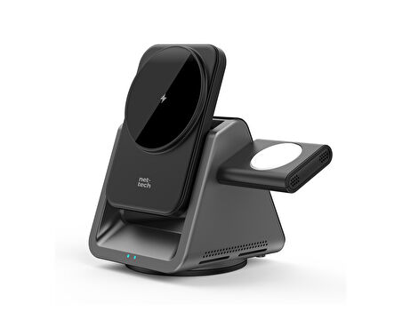 Nettech NT-WCH05 3 in 1 15W Kablosuz Wireless Şarj
