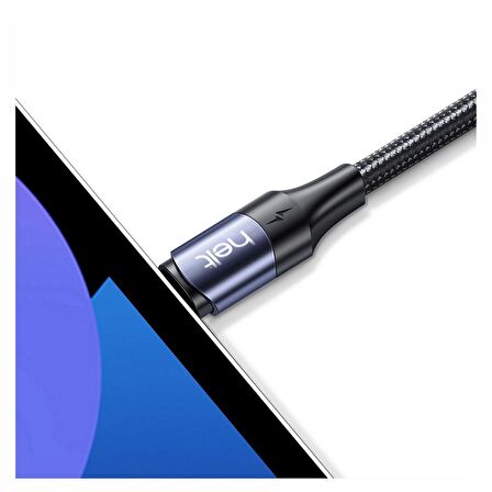 Helt HT-DC15 100W PD İp Örgü 120 Cm Type-C To Type-C Şarj Data Kablosu