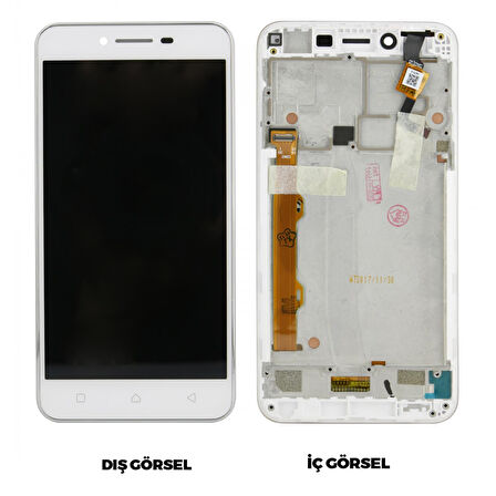 Teknonet Lenovo Vibe K5 A6020 Uyumlu Org Lcd+Dokunmatik+Çıtalı VR-18749