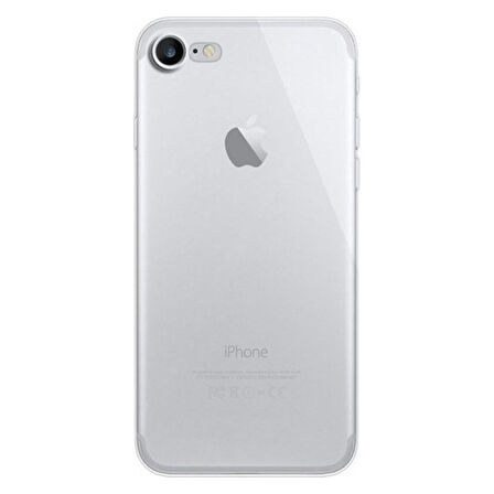 iPhone SE 2020 Uyumlu Lüx Seri Kamera Korumalı Şeffaf Silikon Kılıf