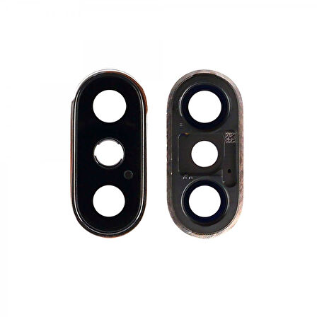 Teknonet Apple iPhone X Uyumlu Çerçeveli Kamera Camı VR-13160