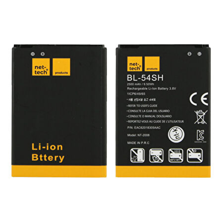 Teknonet LG G3 Mini Uyumlu Nettech BL-54SH 2500 MAh Batarya NT-32448