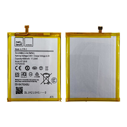Teknonet Samsung Galaxy A70 Uyumlu Nettech 4500 mAh Batarya NT-32552