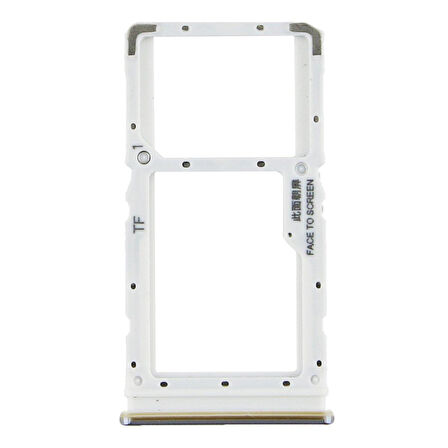 Teknonet Xiaomi Redmi Note 8 Pro Uyumlu Hafıza Kart + Sim Metali VR-21227