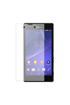 Sony Xperia C3 Uyumlu Ön Koruma Cam Ekran Koruyucu