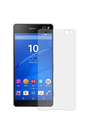 Sony Xperia C5 Ultra Uyumlu Ön Koruma Cam Ekran Koruyucu
