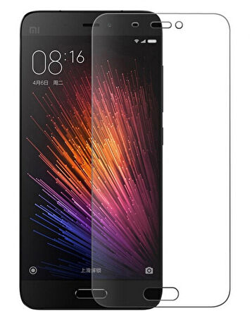 Xiaomi Mi 5S Uyumlu Şeffaf Temperli Cam Ekran Koruyucu