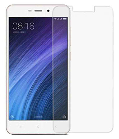 Xiaomi Redmi 4 Uyumlu Şeffaf Temperli Cam Ekran Koruyucu