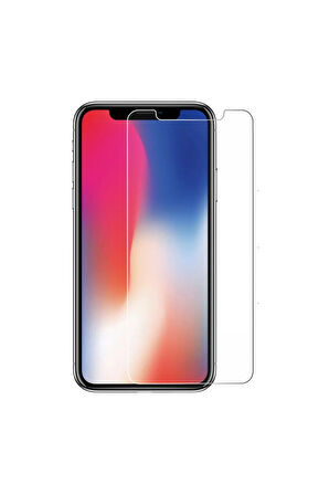 iPhone X Uyumlu Kılıf Dostu Cam Ekran Koruyucu