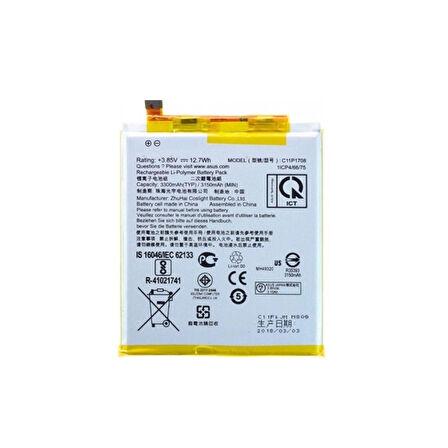 Teknonet Asus Zenfone 5 A500Kl Uyumlu Asus C11P1324 2100 MAh Batarya NT-9670