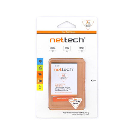 Teknonet Samsung Galaxy İ8150 W Uyumlu Nettech 1500 MAh Batarya NT-10873