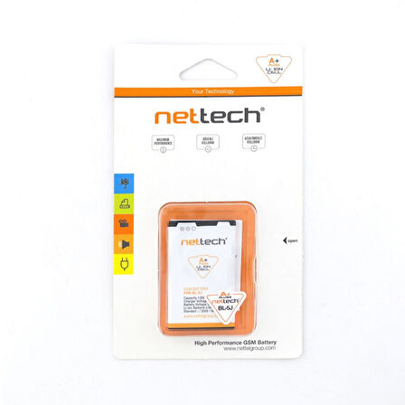 Teknonet Nokia 5230 Uyumlu Nettech BL-5J 1200 MAh Batarya NT-10885
