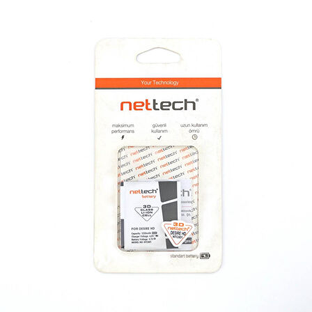Teknonet HTC Desire Hd Uyumlu Nettech PD98100 1200 MAh Batarya NT-12336