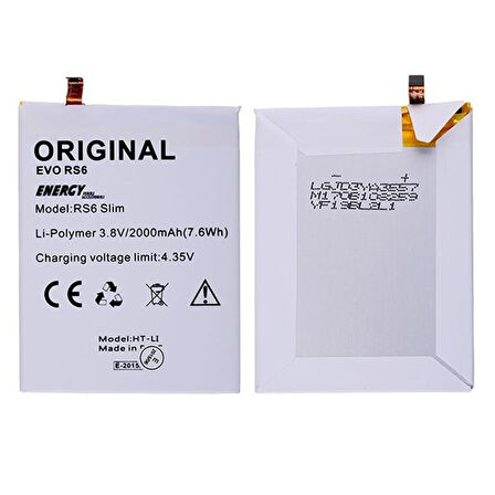 Teknonet Evo Rs 6 Uyumlu Evo RS16 2000 MAh Batarya NT-13804