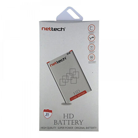 Teknonet Samsung Galaxy J100 J1 Uyumlu Nettech 1650 MAh Batarya NT-21452