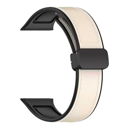 Nettech Apple Watch Seri 44/42 mm Uyumlu Deri Kordon NT-115467