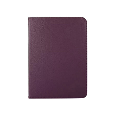 Samsung Galaxy Tab S10 FE Plus 360 Dönen Standlı Kapaklı Kılıf (Mor)