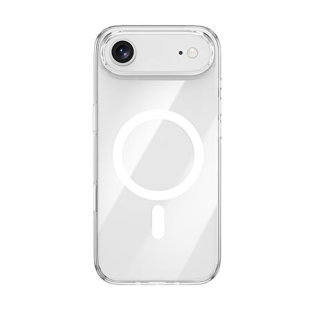 iPhone 17 Air Magsafe Uyumlu Şeffaf Sert PC Kılıf