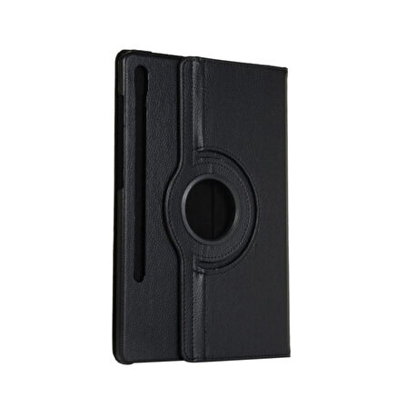 Samsung Galaxy S10 Plus 360 Dönen Standlı Kapaklı Kılıf (Siyah)