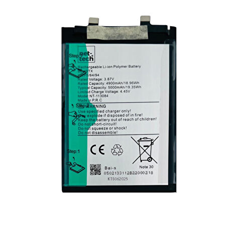 Teknonet İnfinix Note 30 Uyumlu Nettech BL-49TX 5000 MAh Batarya NT-113084