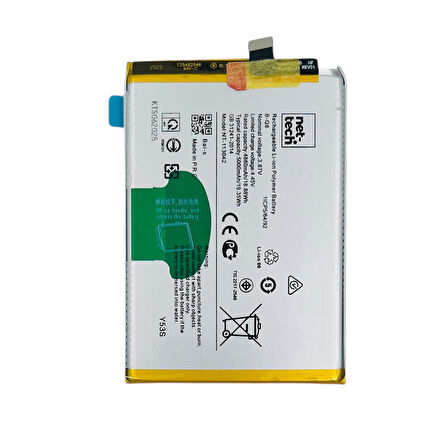 Teknonet Vivo Y53S Uyumlu Nettech B-Q8 5000 MAh Batarya NT-113042
