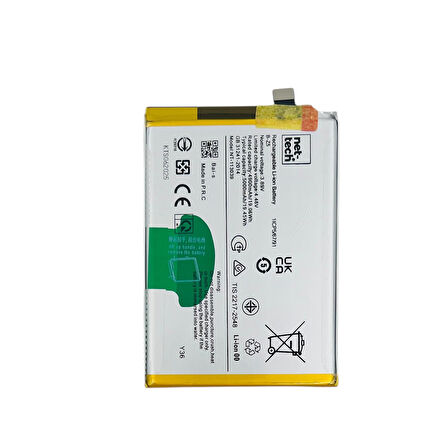 Teknonet Vivo Y36 Uyumlu Nettech B-Z5 5000 MAh Batarya NT-113039