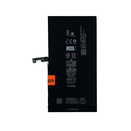 Teknonet Apple iPhone 15 Plus Uyumlu Nettech 4850 MAh Batarya NT-113014