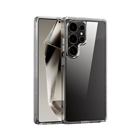 Samsung Galaxy S25 Ultra Crystal Clear Şeffaf Silikon Kılıf