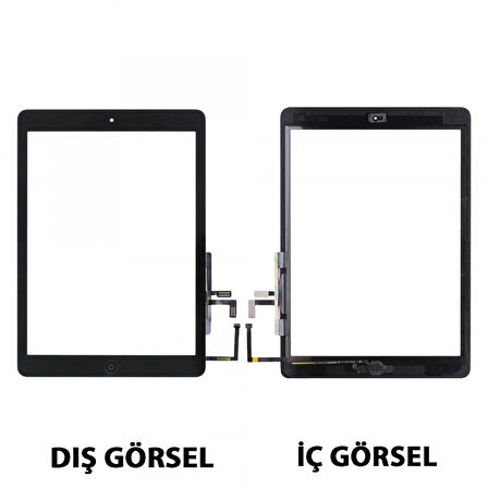 Teknonet Apple iPad Air Uyumlu Dokunmatik Lens + Filmli VR-5444