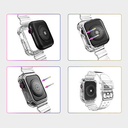 Nettech Apple Watch Series 10 46 mm Uyumlu Silikon Kordon NT-112530