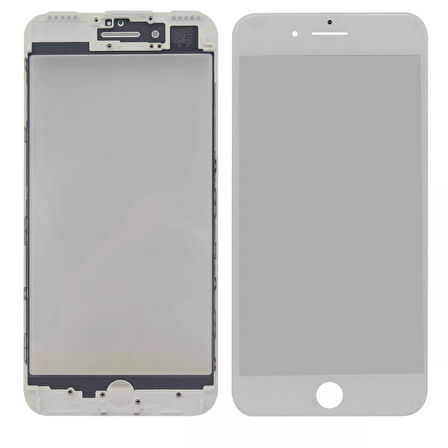 Teknonet Apple iPhone 7 Plus Uyumlu Dokunmatik Lens + Oca + Çerçeve VR-2567