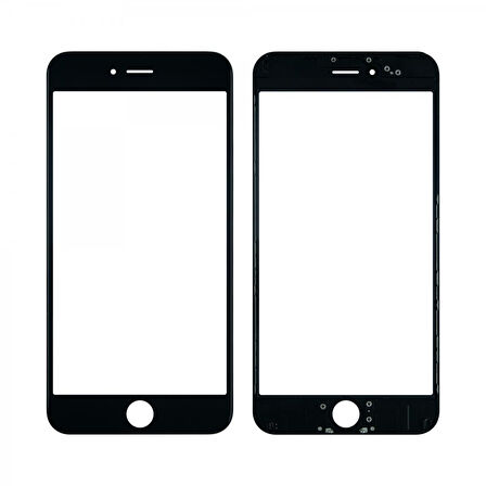 Teknonet Apple iPhone 6S Uyumlu Dokunmatik Lens + Oca + Çerçeve VR-2538