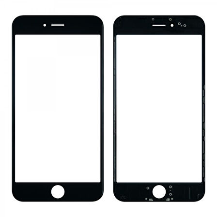 Teknonet Apple iPhone 6 Plus Uyumlu Dokunmatik Lens + Oca + Çerçeve VR-2514