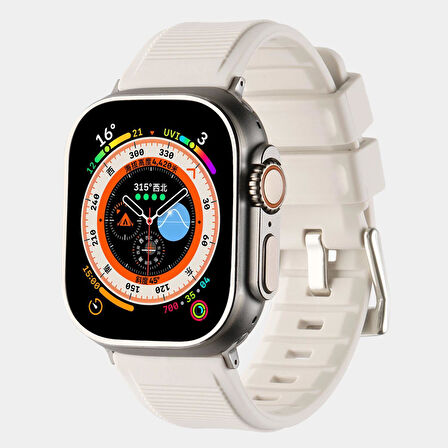 Nettech Apple Watch Seri 42/44 mm Uyumlu Silikon Kordon NT-112356