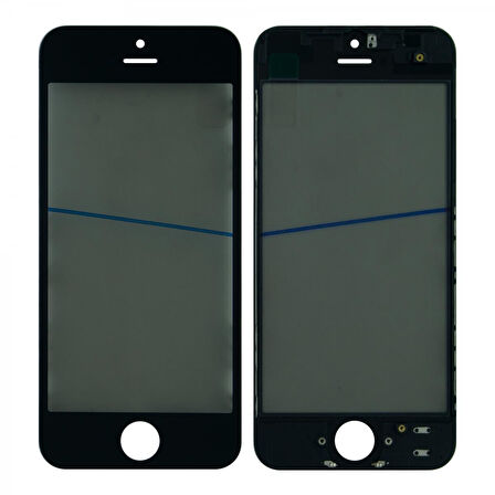 Teknonet Apple iPhone 5 Uyumlu Dokunmatik Lens + Oca + Polarize + Çerçeve VR-7448