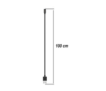 Xiaomi Mi Band 8 Manyetik Şarj Kablosu 100 cm (Siyah)