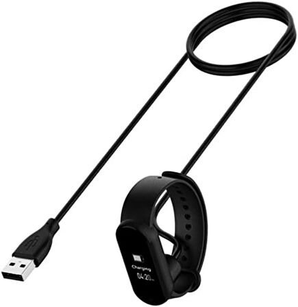 Xiaomi Mi Band 5 / 6 Manyetik Şarj Kablosu (Siyah)