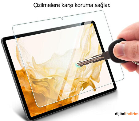Samsung Galaxy Tab S10 Plus SM-X820 Temperli Cam Tablet Ekran Koruyucu