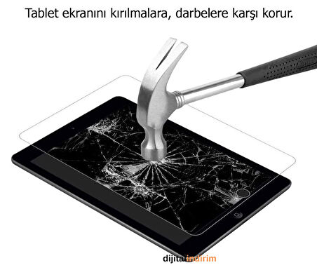 Samsung Galaxy Tab S10 Plus SM-X820 Temperli Cam Tablet Ekran Koruyucu