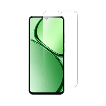 Realme C63 Uyumlu Şeffaf Temperli Cam Ekran Koruyucu