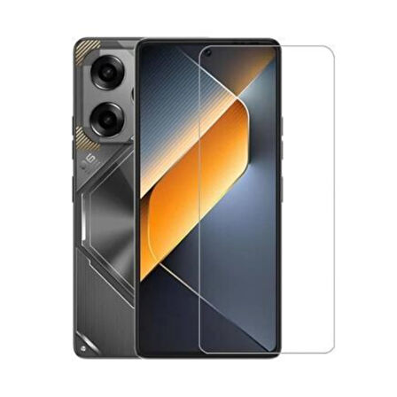 Tecno Pova 6 Uyumlu Şeffaf Temperli Cam Ekran Koruyucu