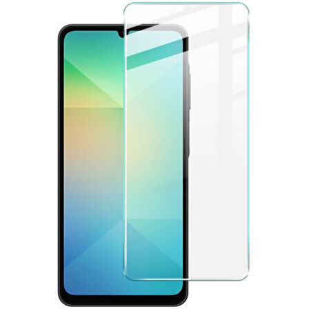 Samsung Galaxy A06S Uyumlu Şeffaf Temperli Cam Ekran Koruyucu