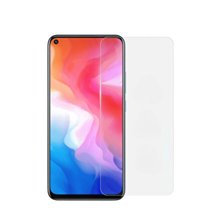 Vivo Y50 Uyumlu Şeffaf Temperli Cam Ekran Koruyucu