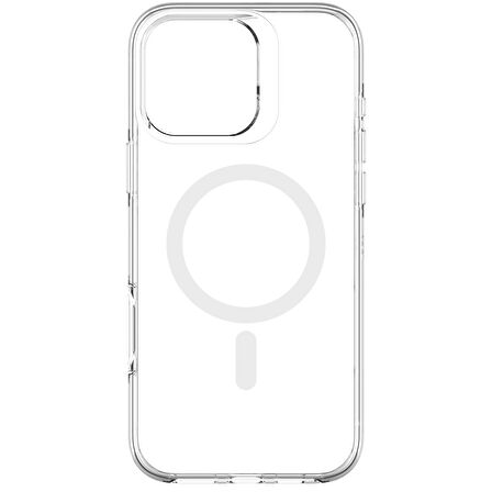 iPhone 16 Pro Max N-Series 061 Magsafe Uyumlu Şeffaf Manyetik Silikon Kılıf