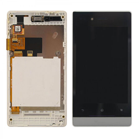 Teknonet Sony Xperia Miro St23 Uyumlu Org Lcd+Dokunmatik+Çıtalı VR-2924