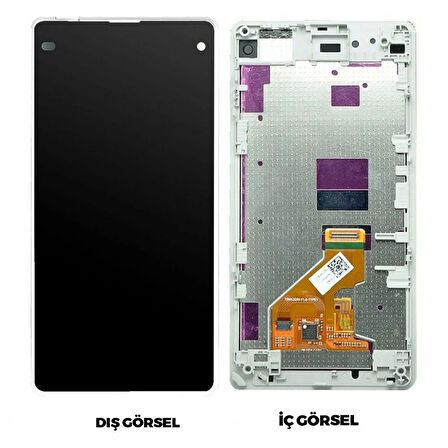Teknonet Sony Xperia Z1 Mini Uyumlu Org Lcd+Dokunmatik+Çıtalı VR-2981