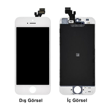Teknonet Apple iPhone 5 Uyumlu Org Lcd+Dokunmatik+Çıtalı VR-1678
